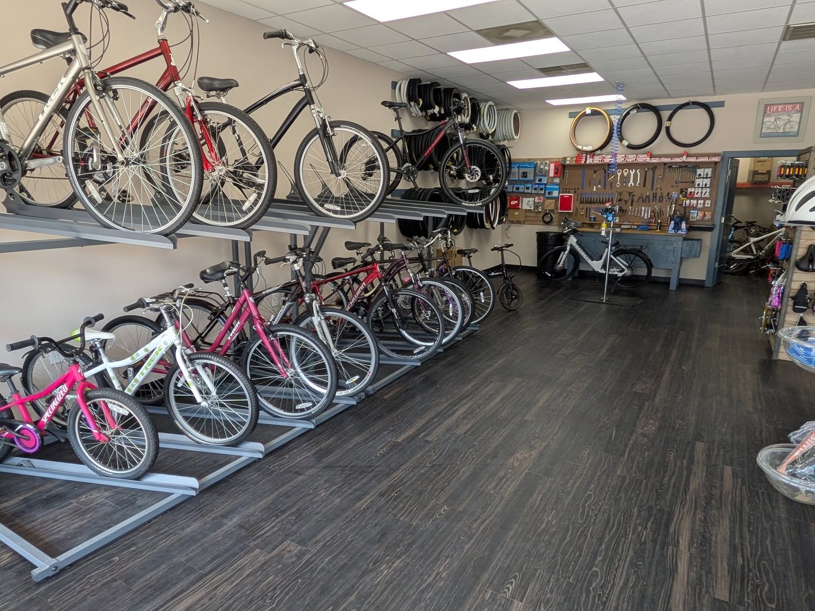 Bikes on the shop floor